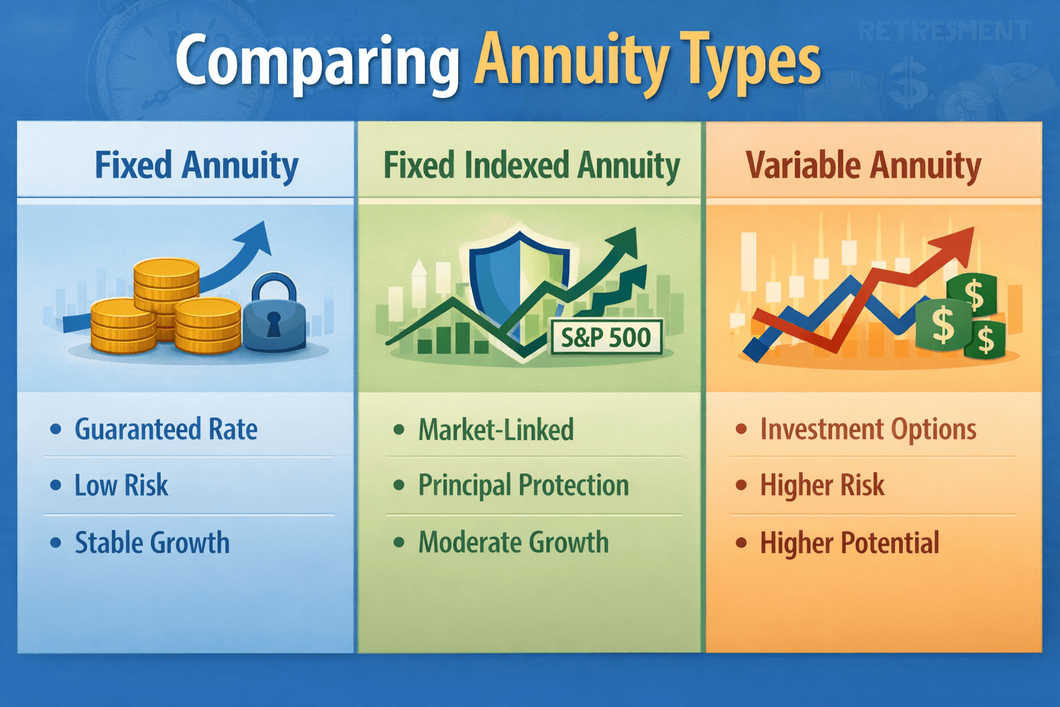 how to choose the best annuity for retirement comparison chart